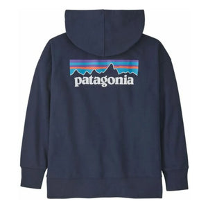 Patagonia - Kapuzen-Sweatshirt aus Bio-Baumwolle mit Logo | Marineblau
