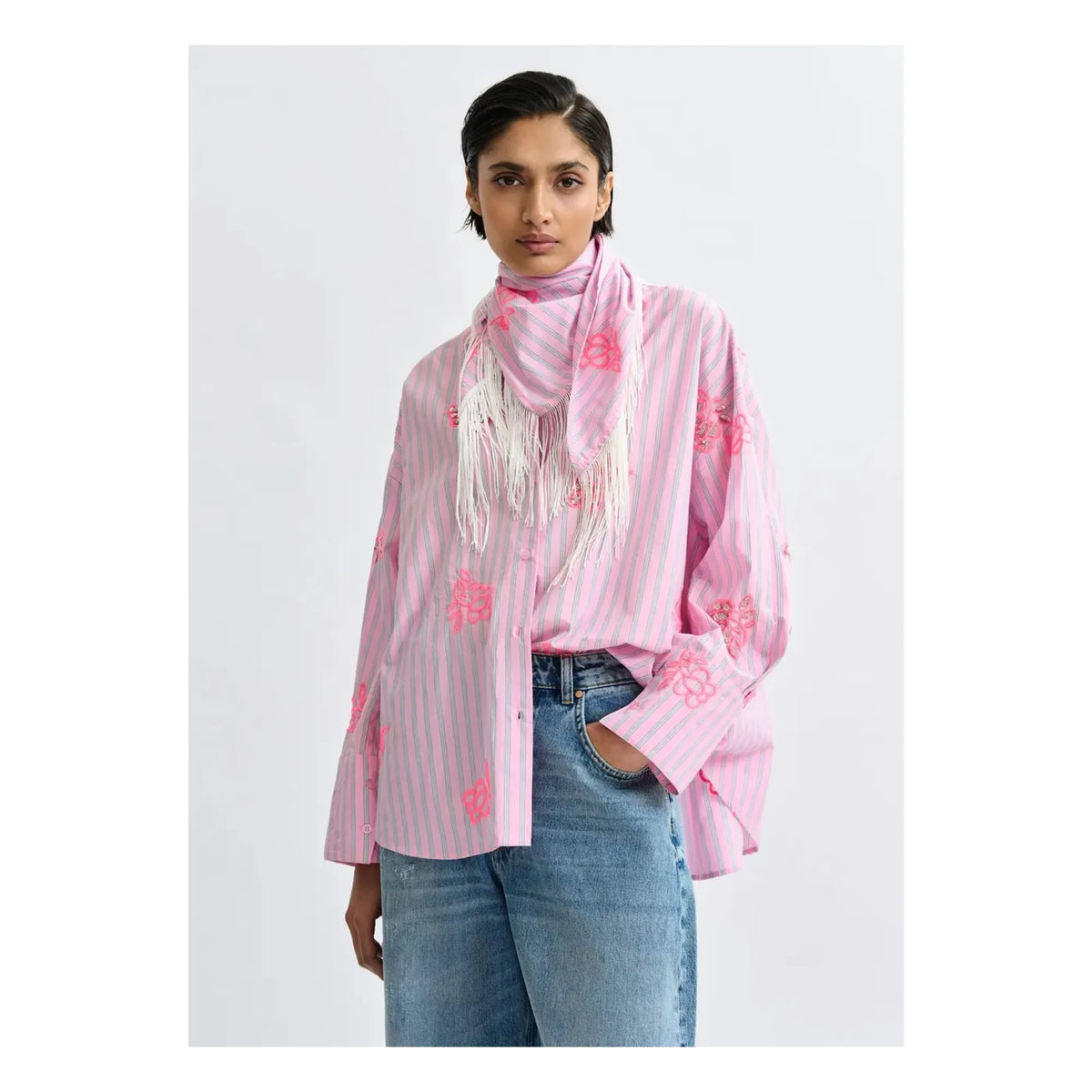 Essentiel Antwerp – Besticktes Hemd Jalinki | Rosa