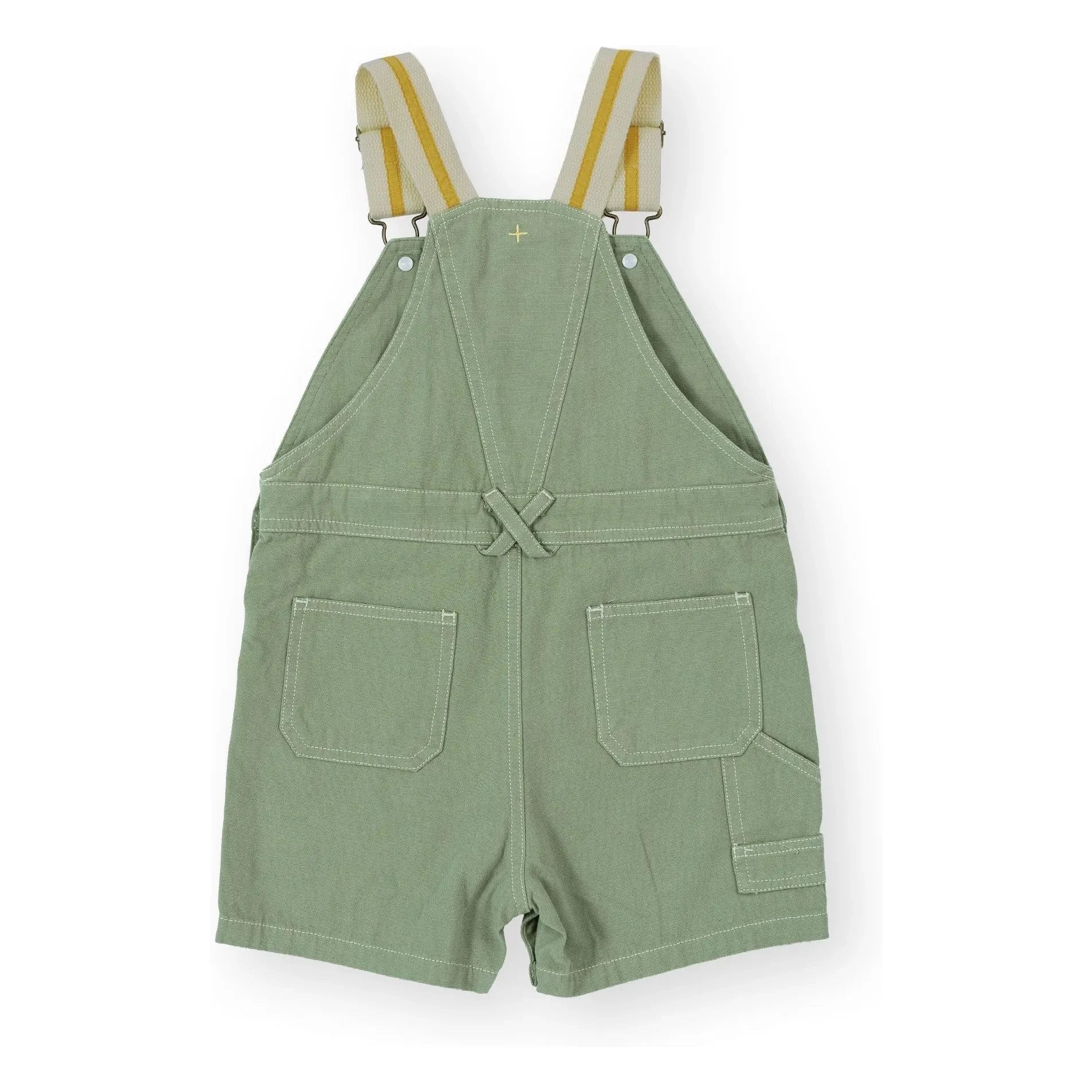 Goldie + Ace - Kurzer Arbeits-Overall | Khaki