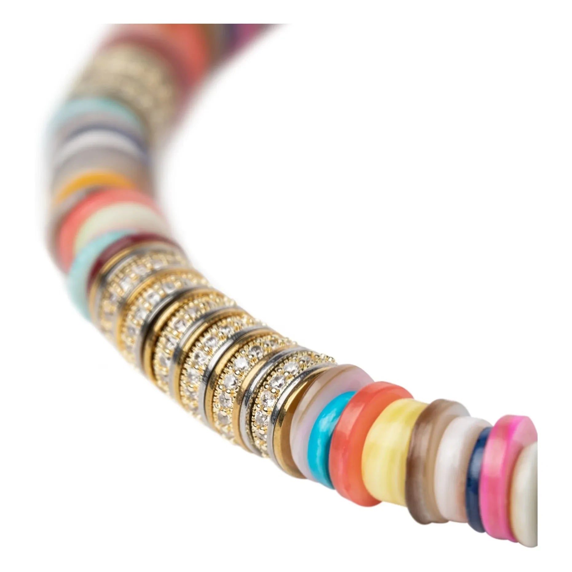 Sigal - Sculpt Rondelle Halskette | Gold