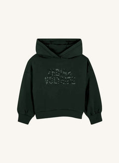 Zadig & Voltaire - Kapuzensweatshirt aus Bio-Baumwolle mit Glitzer | Schwarz