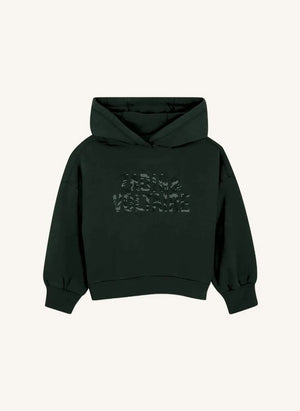 Zadig & Voltaire - Kapuzensweatshirt aus Bio-Baumwolle mit Glitzer | Schwarz