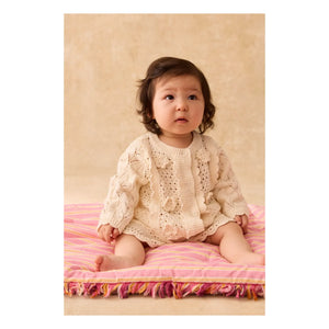 Louise Misha - Chai Ajour-Weste | Creme
