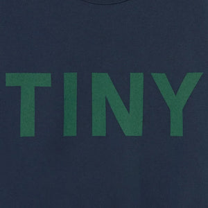 Tinycottons – Sweatshirt aus Bio-Baumwolle mit Farbblock-Design | Marineblau