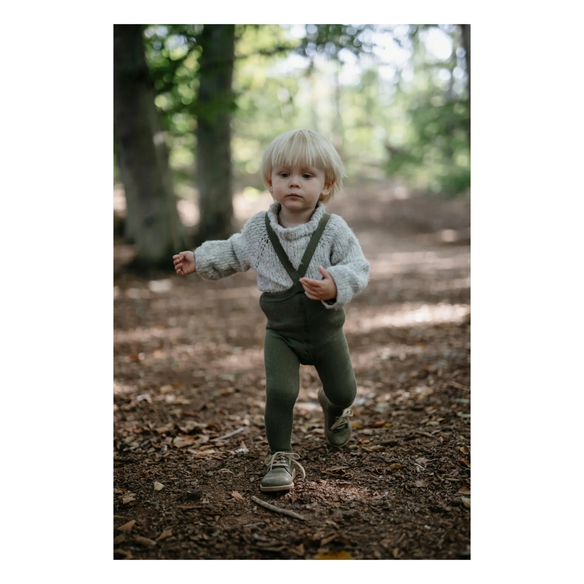 Silly Silas - Bio-Baumwolle Trägerstrumpfhose | Grün