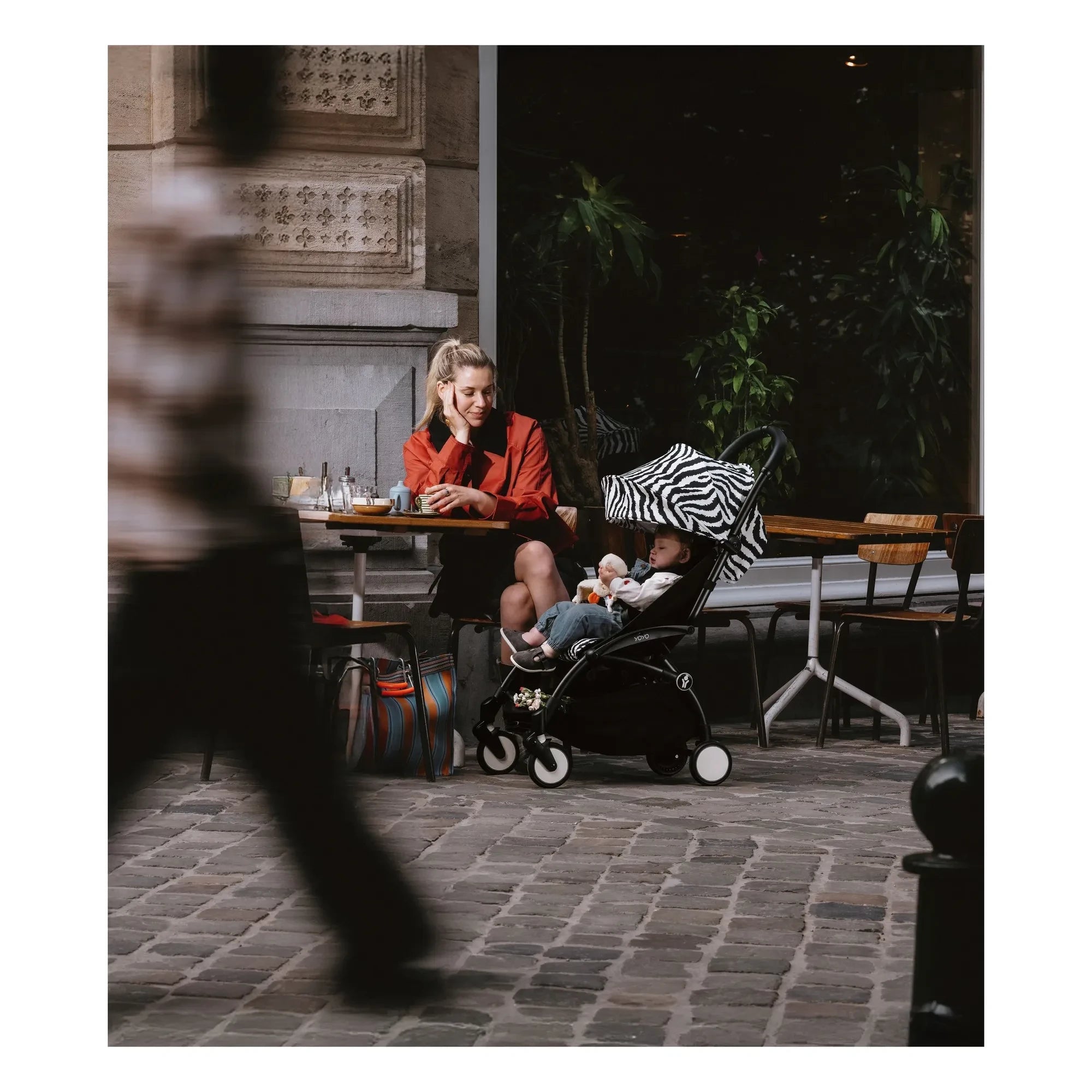 Stokke® - YOYO³ 6+ Kinderwagen Weißer Rahmen | Zebra