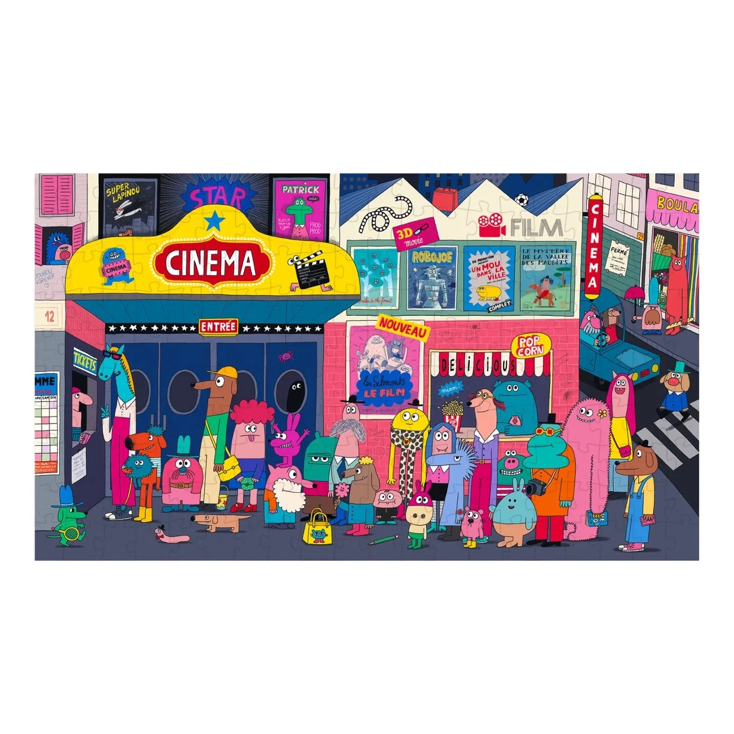 Moulin Roty - "Hadi Sinemaya Gidelim!" Yapboz - The Schmouks