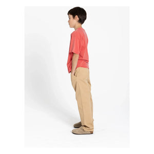 Smallable Kid - Nils Bio-Baumwoll-T-Shirt | Dunkelrot