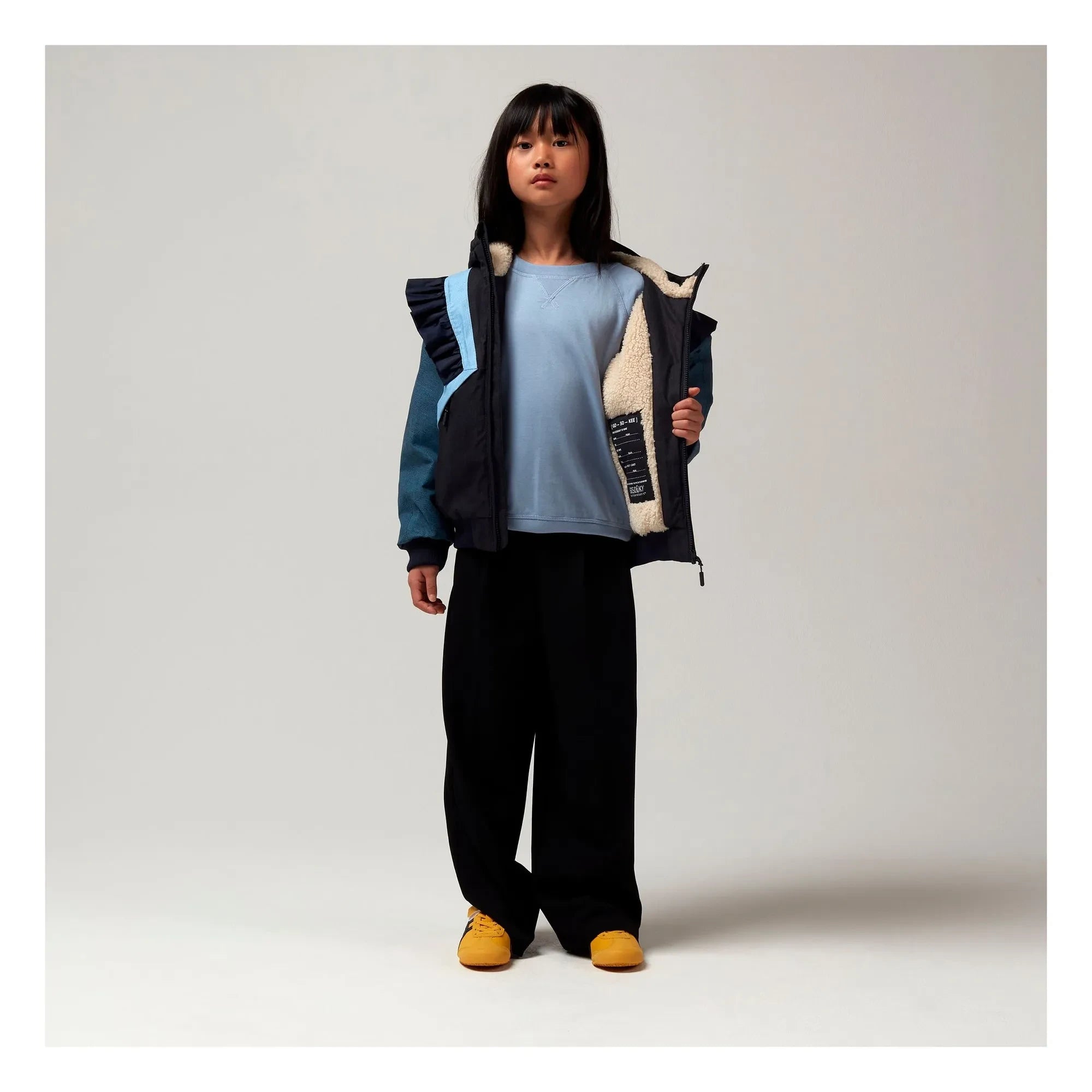 Gosoaky - Smiling Dove wasserdichte Jacke | Blau