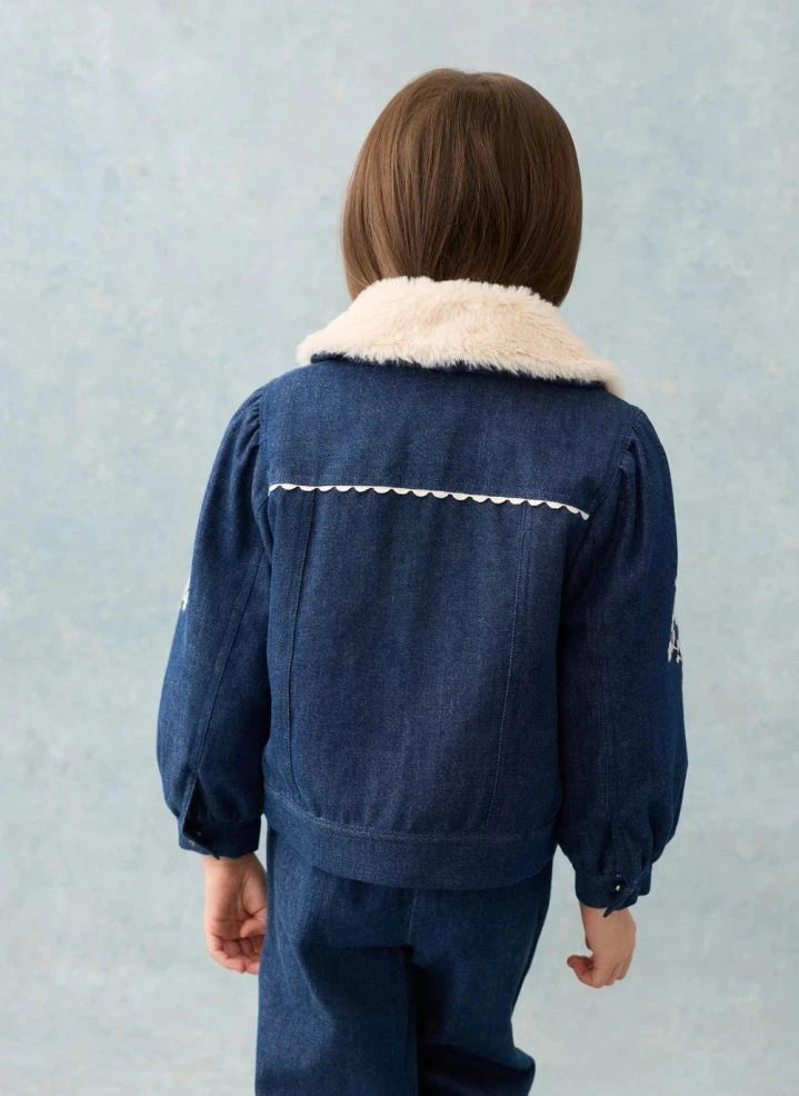 Louise Misha - Rafalina Denimjacke | Dunkelblau