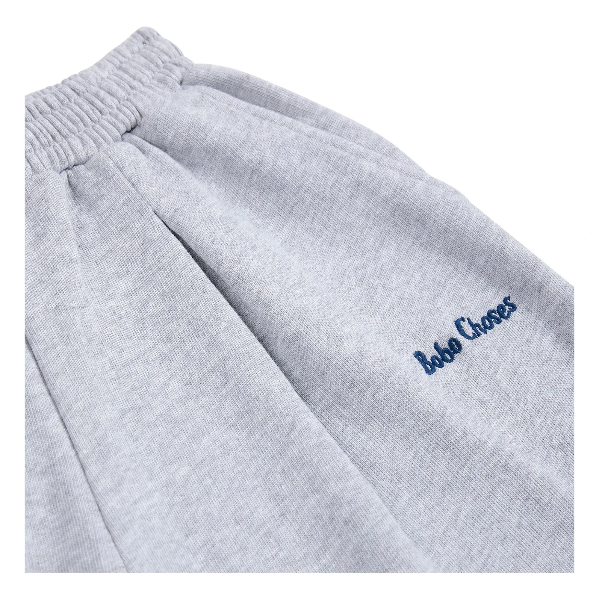 Bobo Choses - Bio-Baumwolle Einfache Jogginghose | Heather Grey