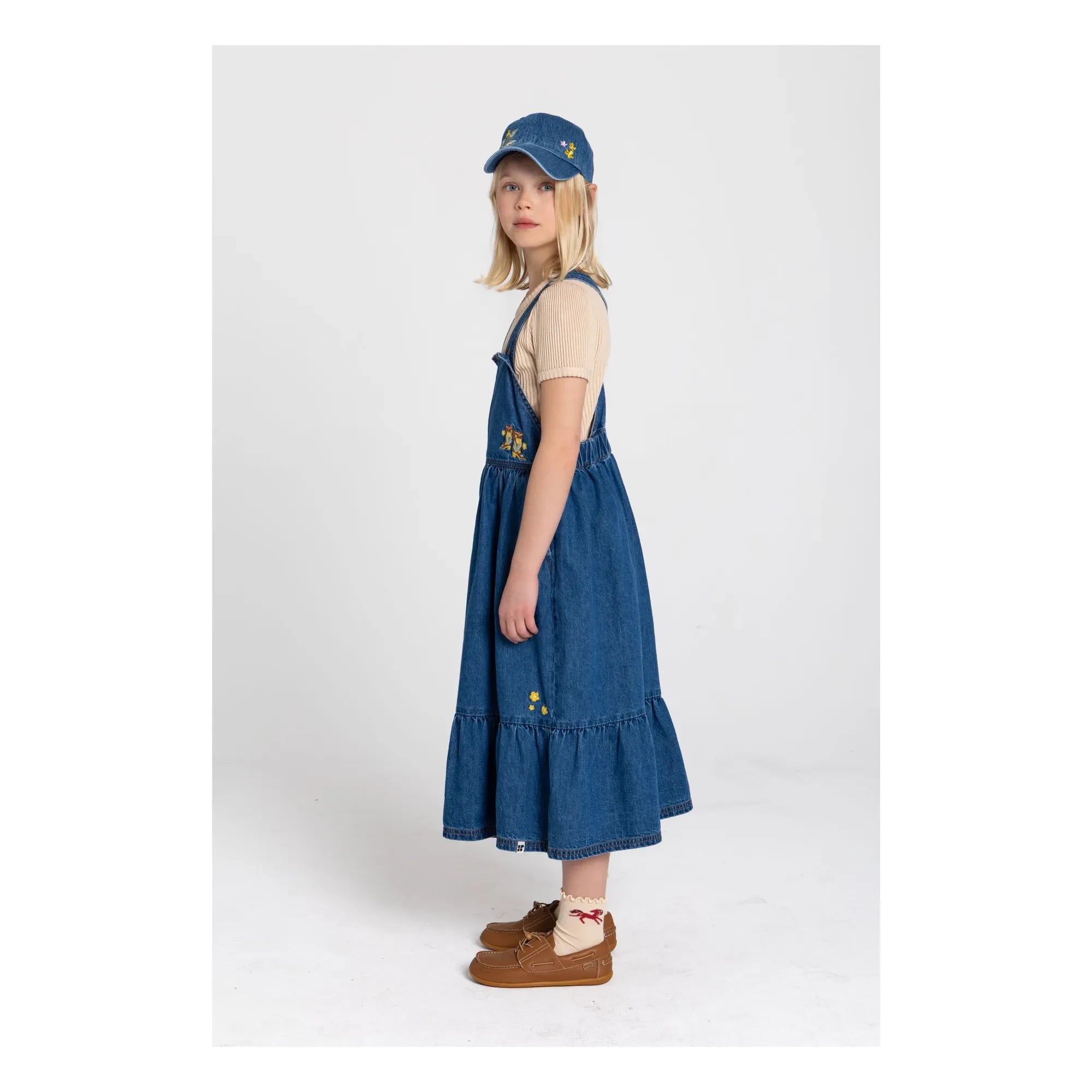 Hundred Pieces - Halo Blütenhut | Denimblau