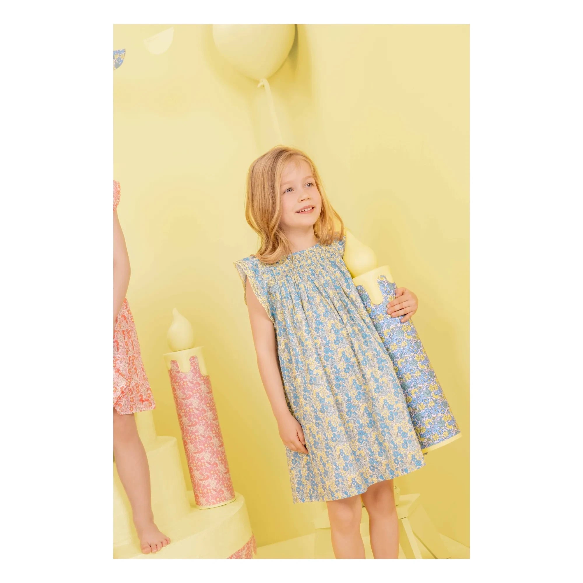 Bonton - Nena Fleurie Kleid | Blau