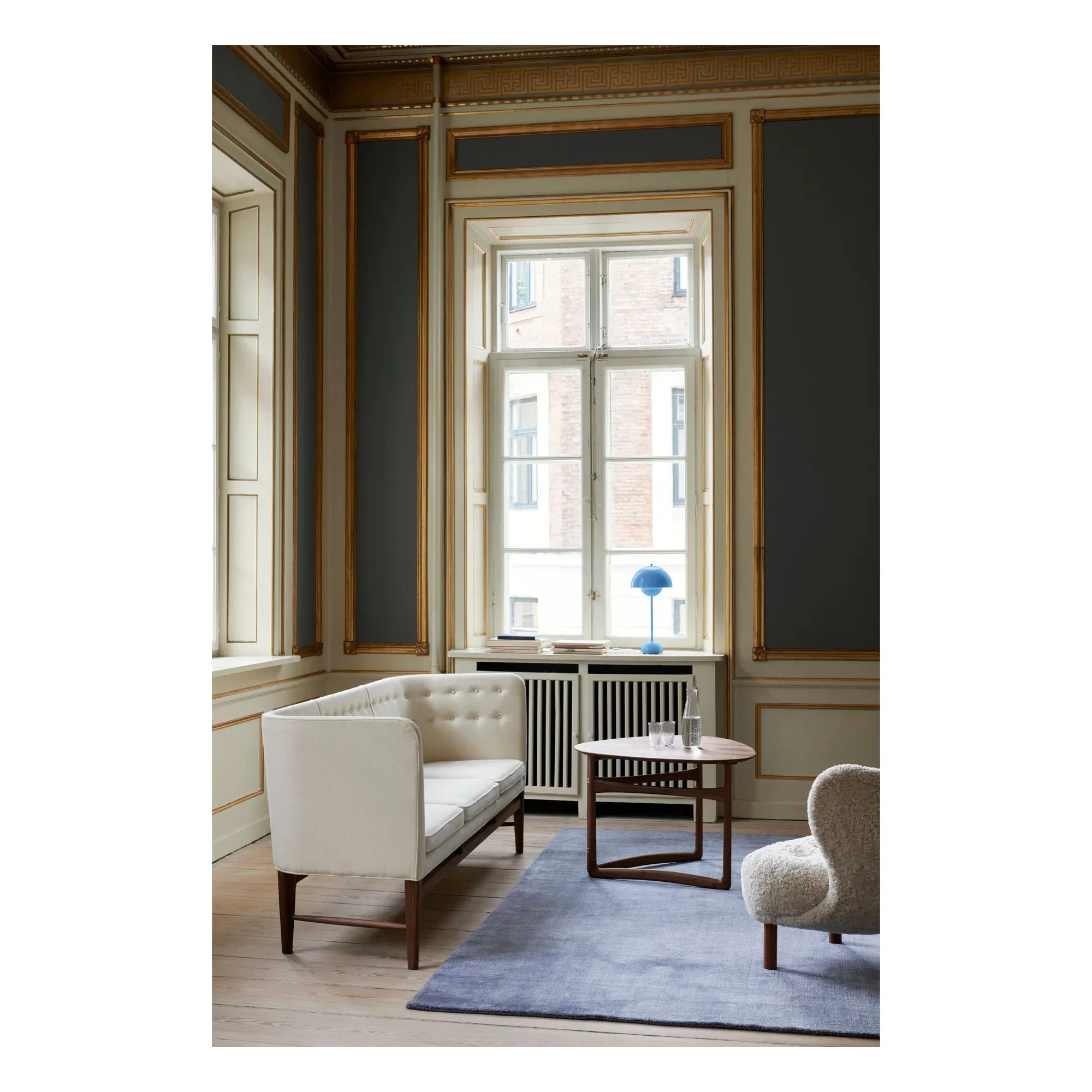 & Tradition - Flowerpot VP3 Tischleuchte, Verner Panton | Hellblau