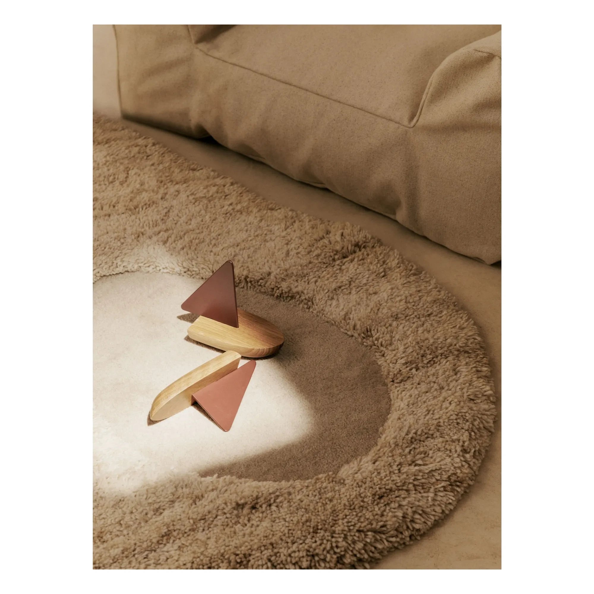 Ferm Living Kids - Kove Quasten Teppich | Sand
