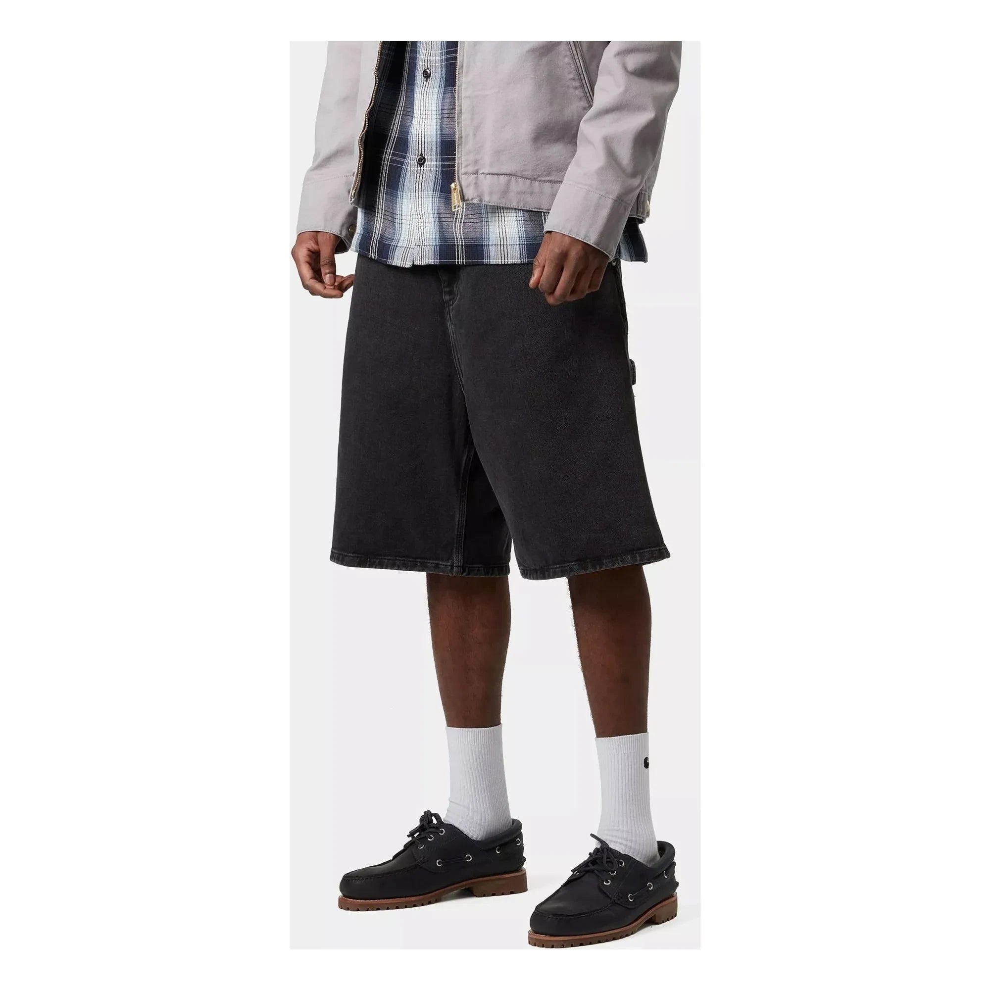 Carhartt WIP - Bio-Baumwolle Rivet Shorts | Schwarz