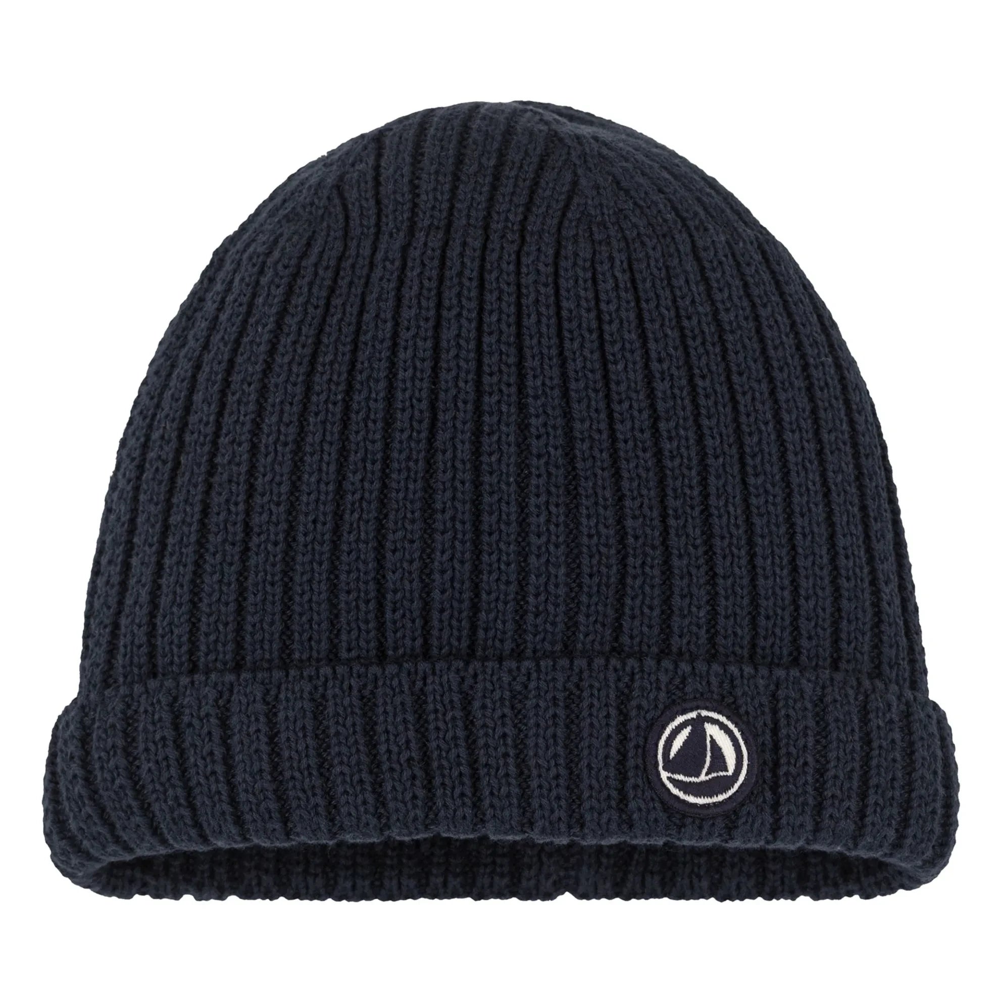 Petit Bateau - Dunkelblaue Baby-Fleece-Mütze