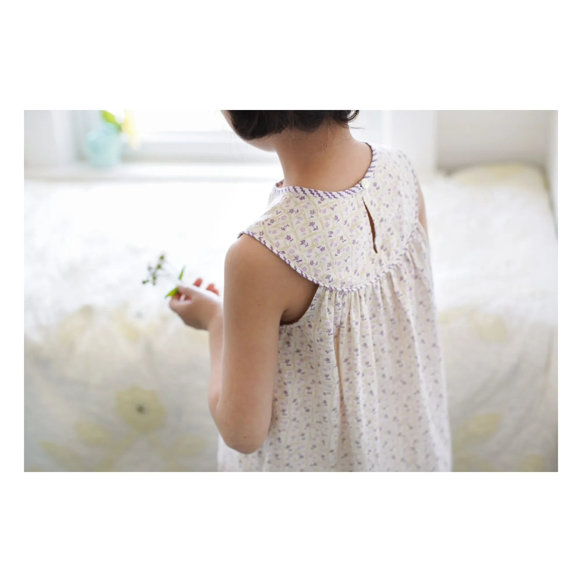 Soor Ploom - Delilah Fleurie Kleid aus Bio-Baumwolle | Ecru