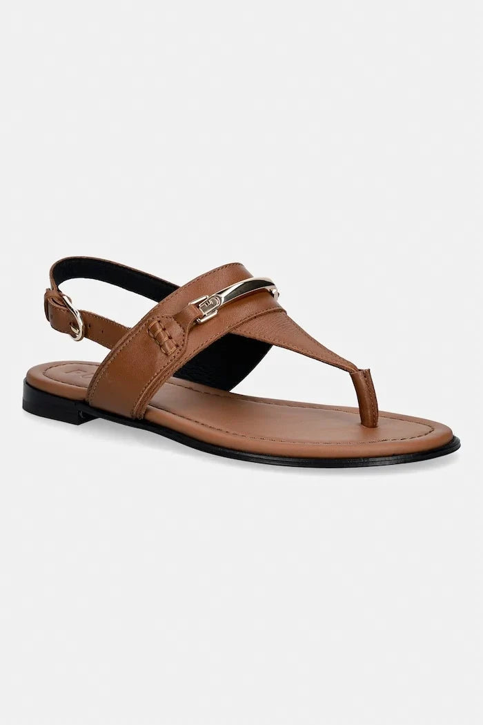 Furla Düz Tabanlı Kadın Deri Heritage Thong Sandalet