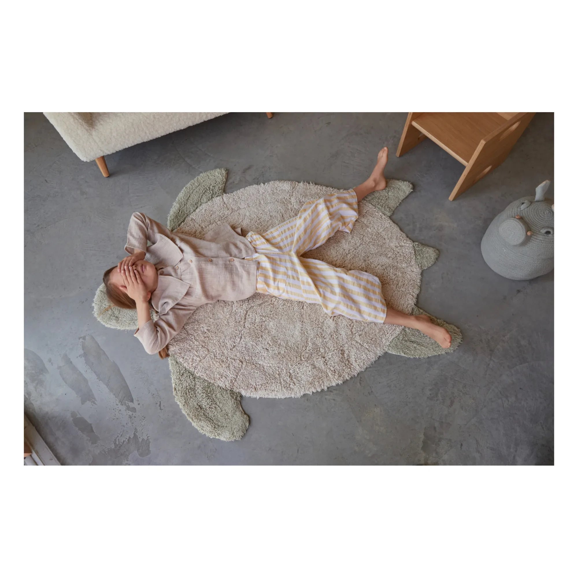 Lorena Canals - Meeresschildkröte Teppich | Olive