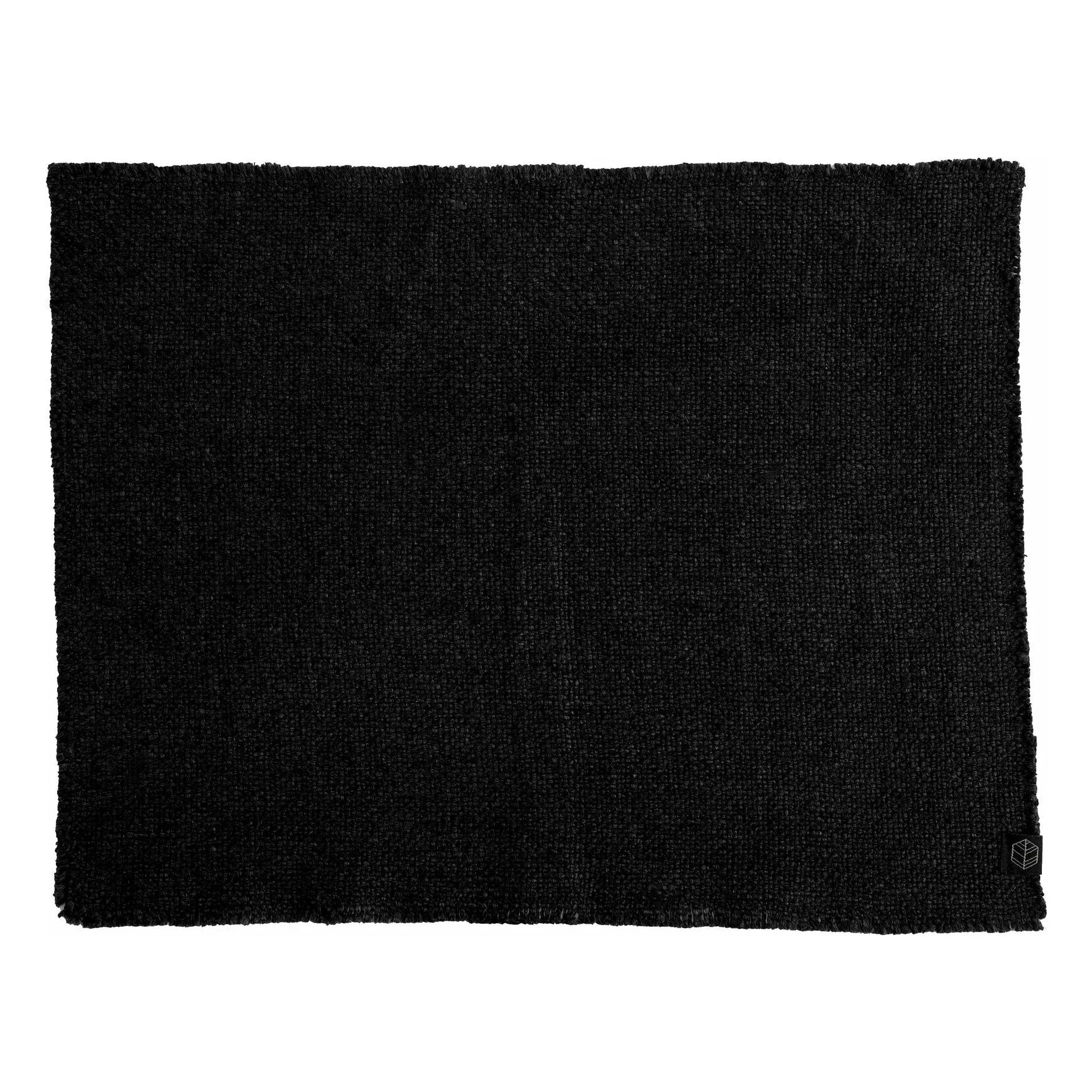 Haomy - Kalifornien Leinen-Tischset | Schwarz