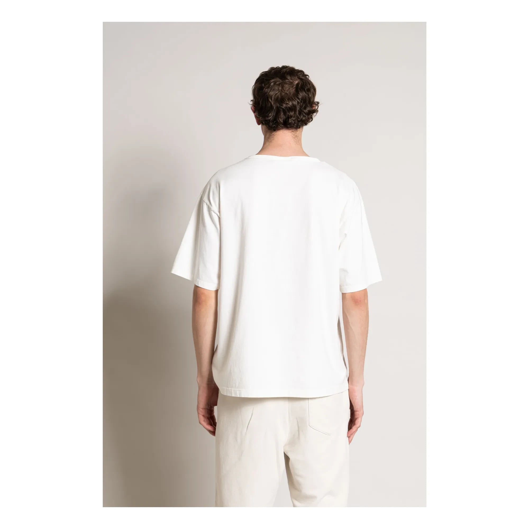 Smallable Man - Solal T-Shirt aus Bio-Baumwolle | Gebrochenes Weiß
