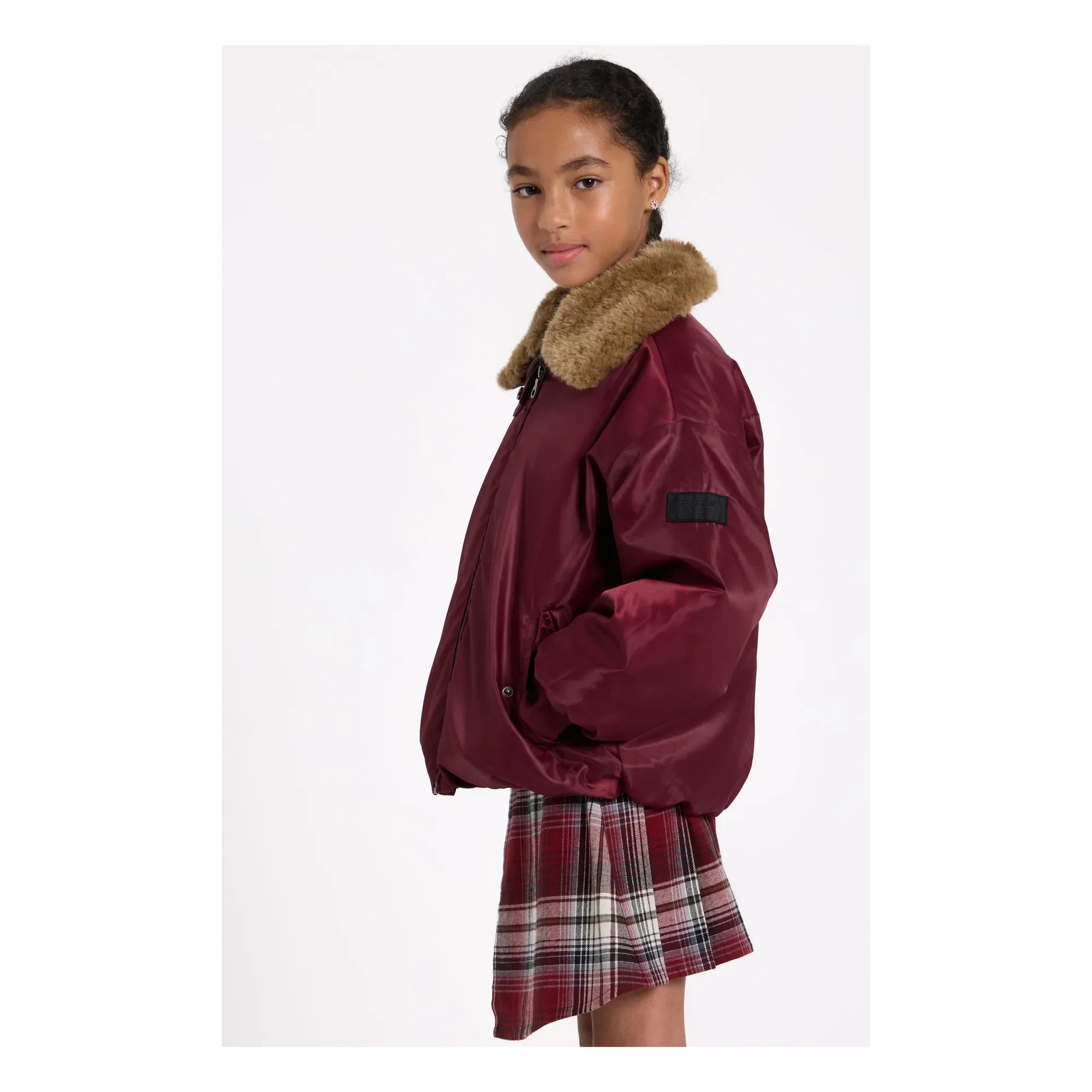 Finger in the nose - Aria Bomberjacke | Aubergine