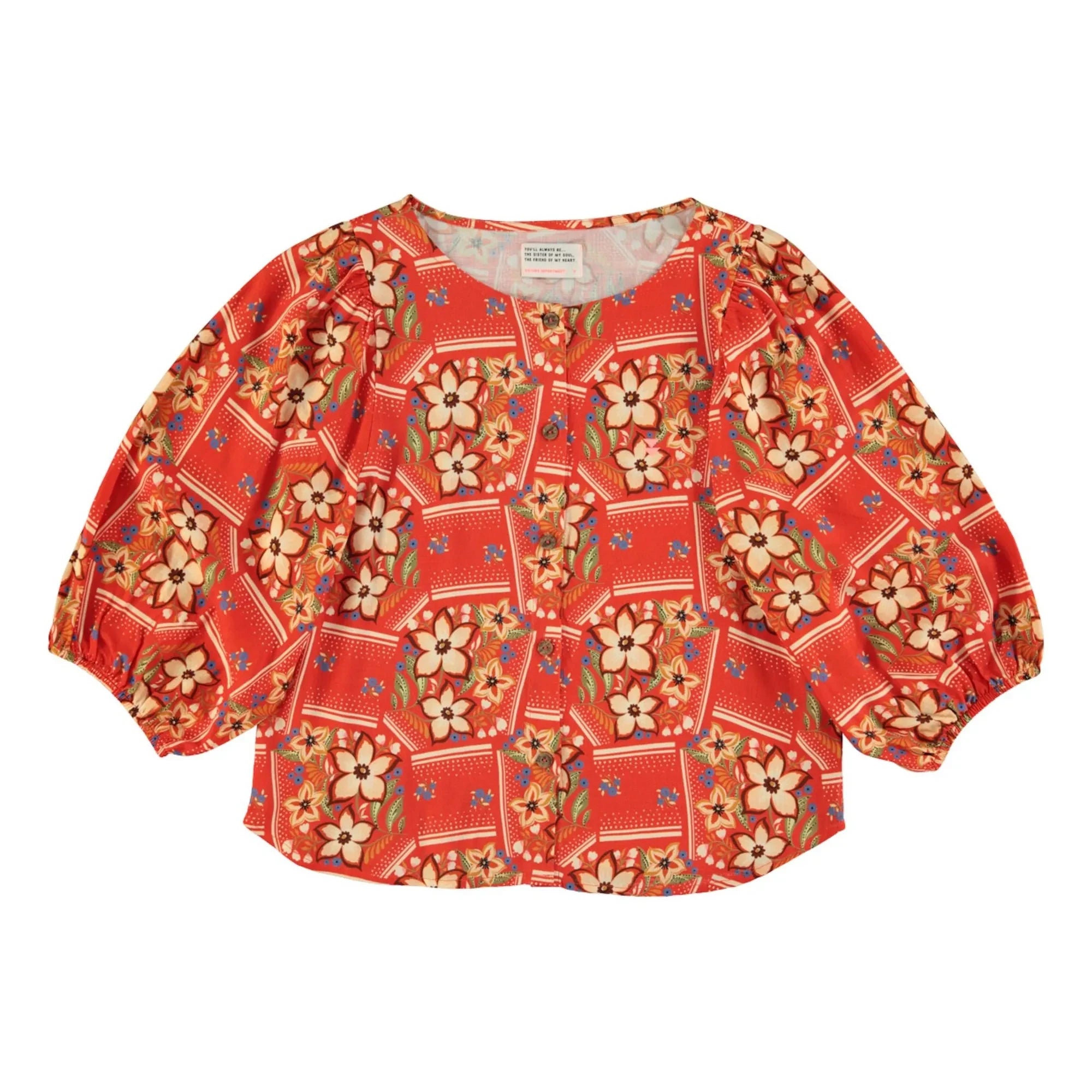 Sisters Department - Geblümte Bluse | Rot