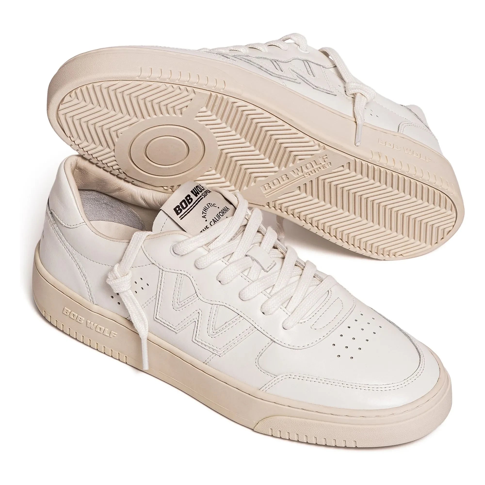 Bob Wolf - Legacy Leder-Sneaker | Weiß