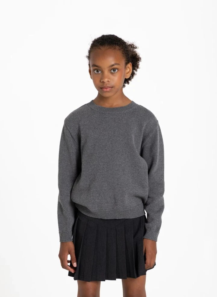 Smallable Kid - Cagnaby Organische Baumwolle Pullover | Grau Melange