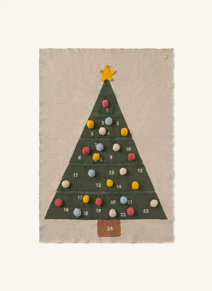Lorena Canals - Weihnachtsbaum Adventskalender | Dunkelgrün
