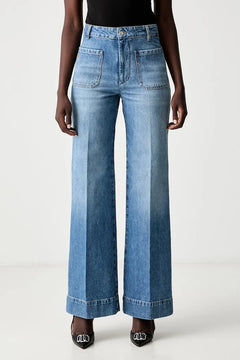 Victoria Beckham wide leg Alina jeans