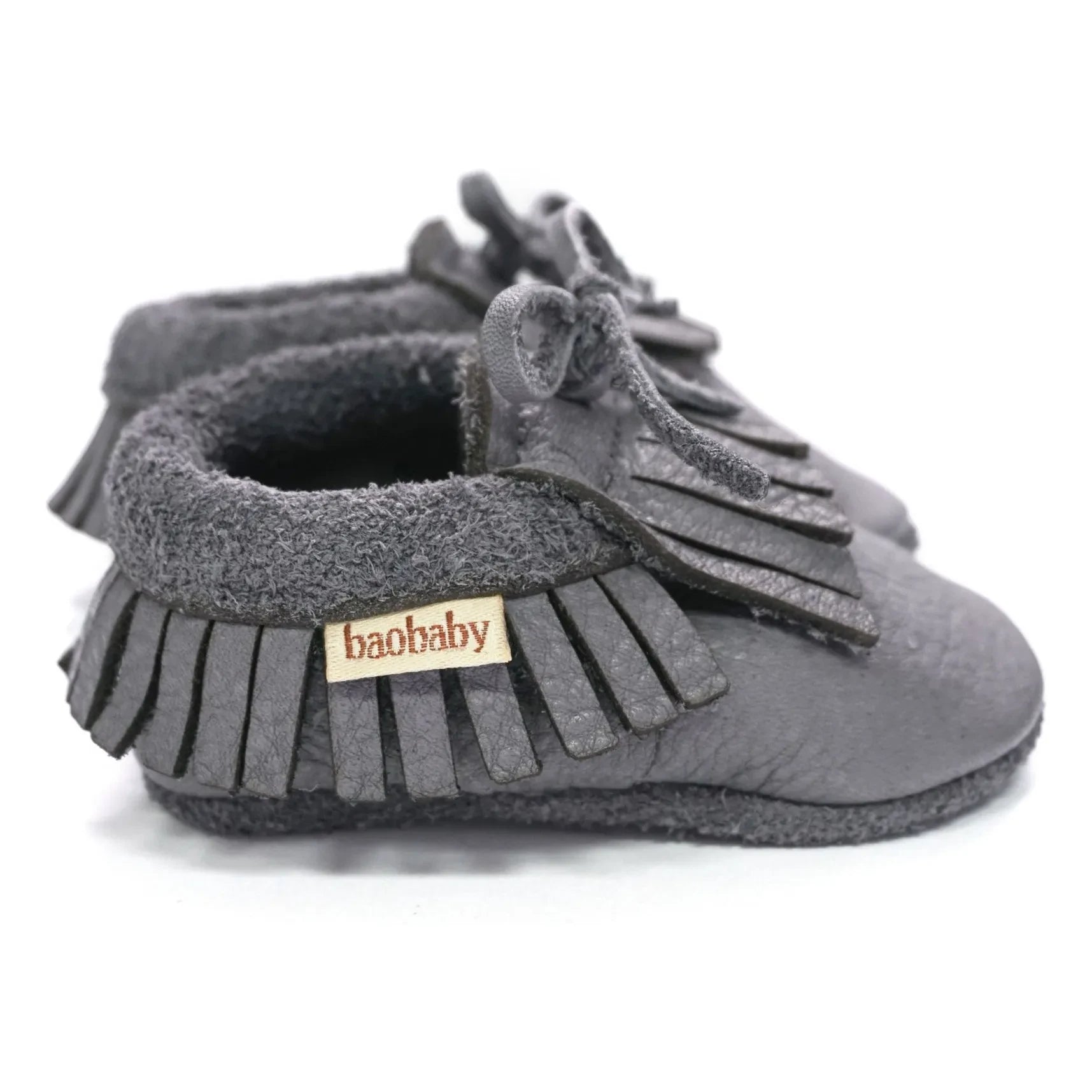 Baobaby - Quasten-Sandalen | Grau