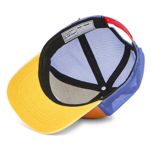 Hello Hossy - Trucker Mini Bio-Baumwoll-Kappe mit gebogenem Schirm | Camel