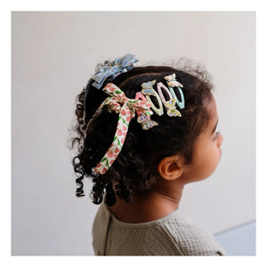 Mimi & Lula - 4er Set Blumen Knoten Haarspangen | Ecru