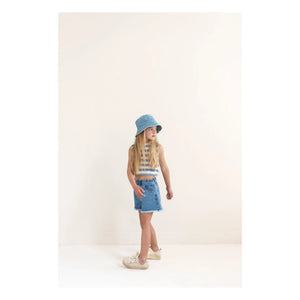 Jenest - Lilou Bio-Baumwoll-Denim-Shorts | Blau
