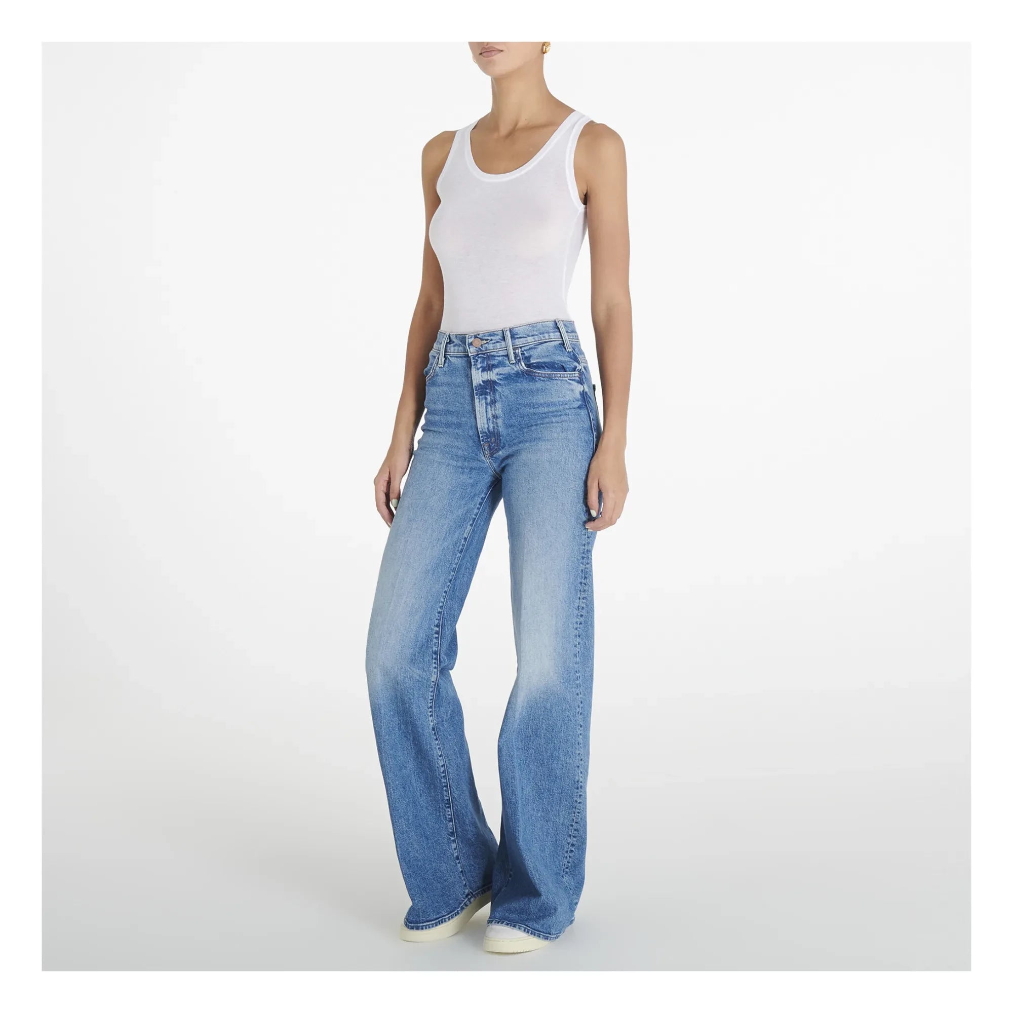 American Vintage - Massachusetts Rundhals-Top | Weiß