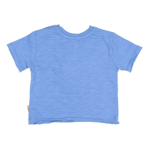 Búho - Muz Bio-Baumwoll Baby-T-Shirt | Indigoblau