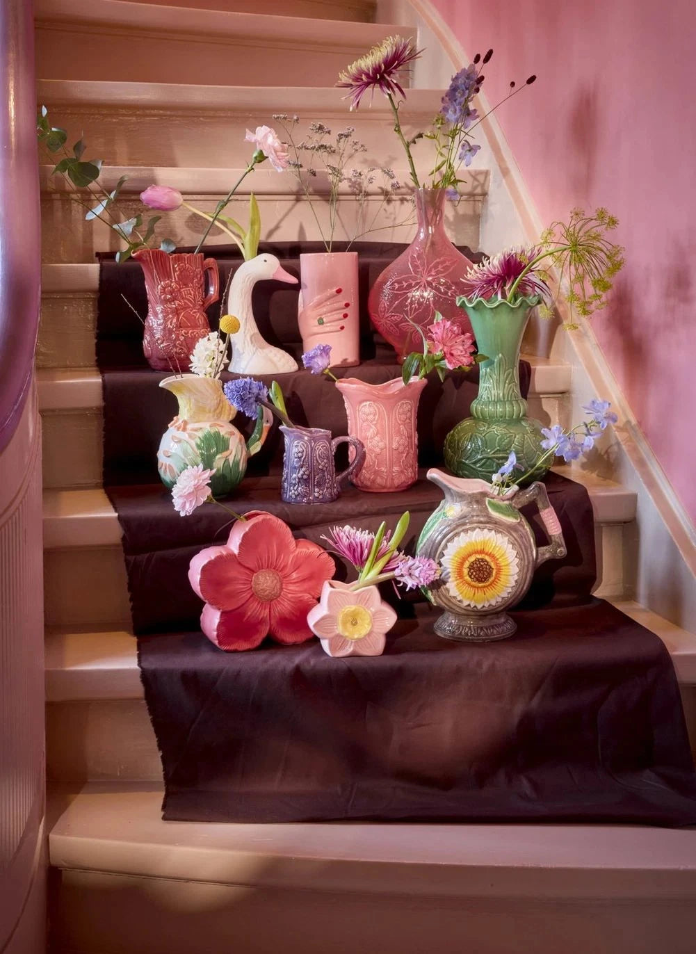 Rice - "Fleur" Keramik Vase | Pudra Rosa