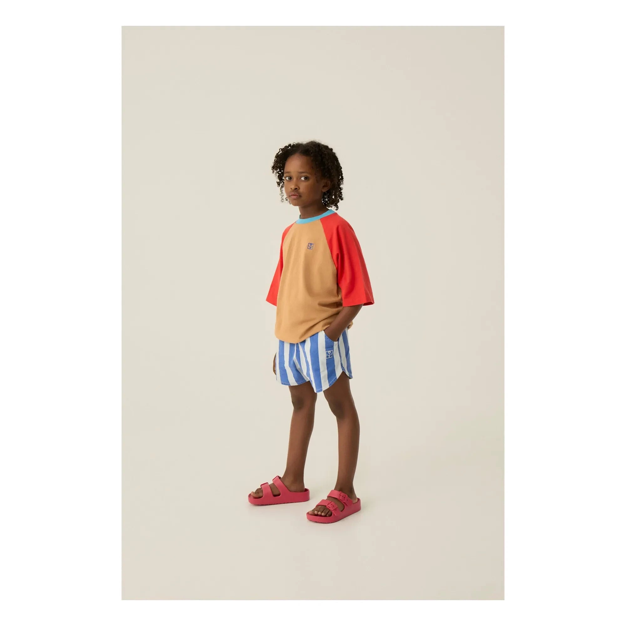 The Campamento - Oversize Color-Blocked T-Shirt | Camel