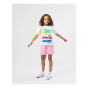 Goldie + Ace – Palm T-Shirt | Elfenbein