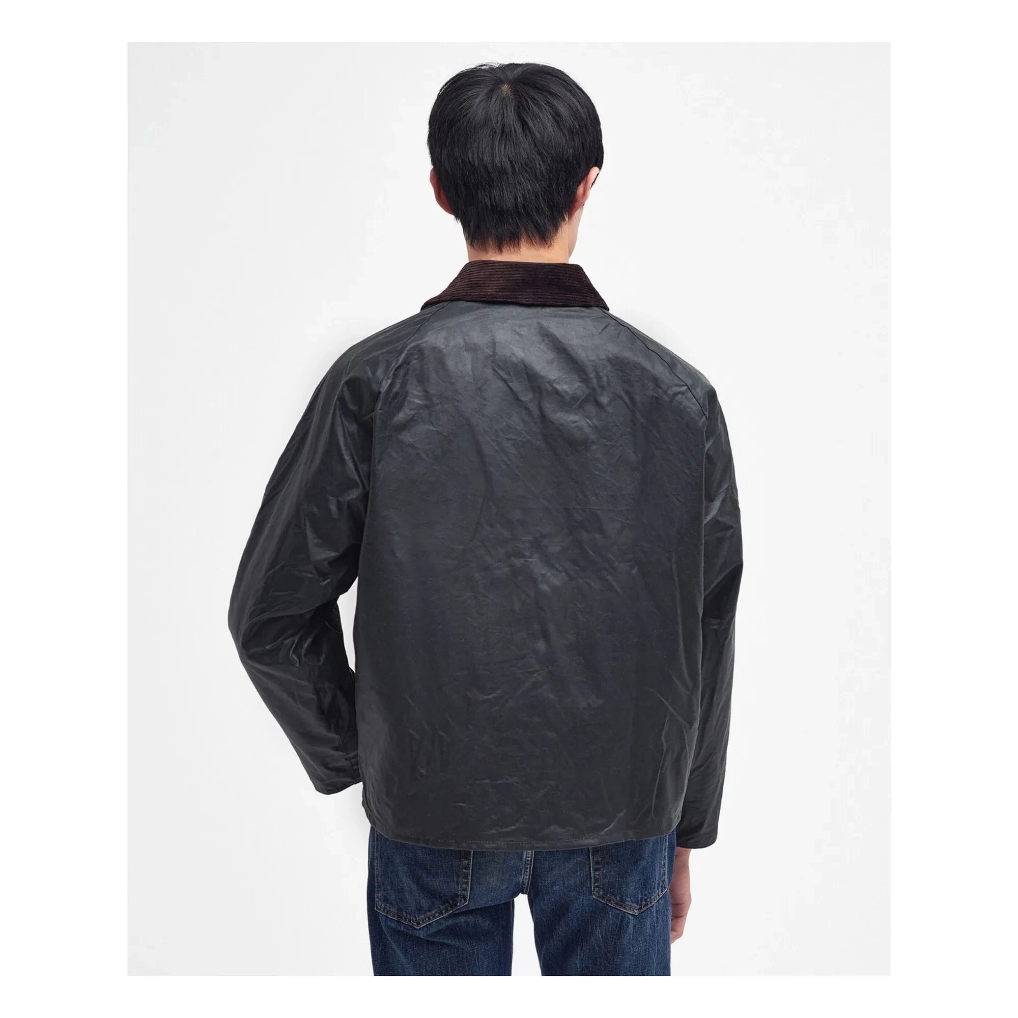 Barbour - Transport Wax Bone Jacke | Schwarz