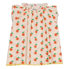 Hello Simone - Antonia Pfirsichfarbenes Kleid | Creme