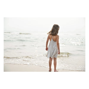 Soor Ploom - Loop Fleurie Kleid aus Bio-Baumwolle | Ecru