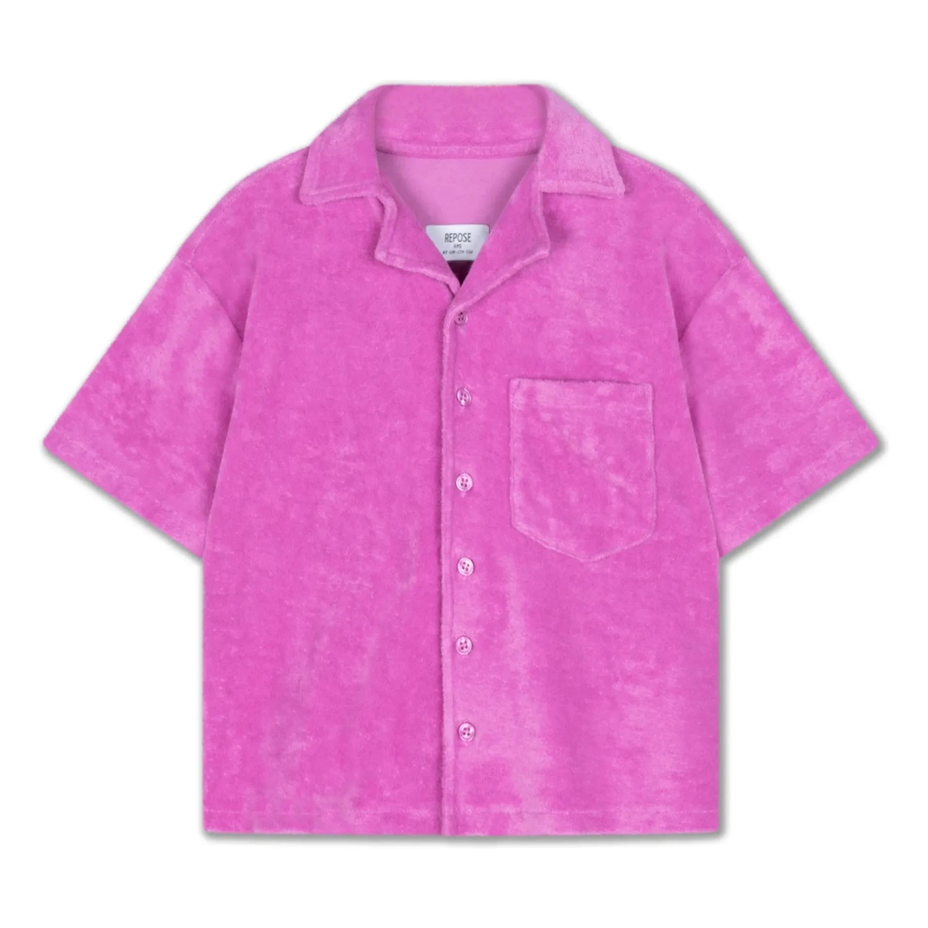 Repose AMS - Bio-Baumwoll-Frotteehemd | Rosa