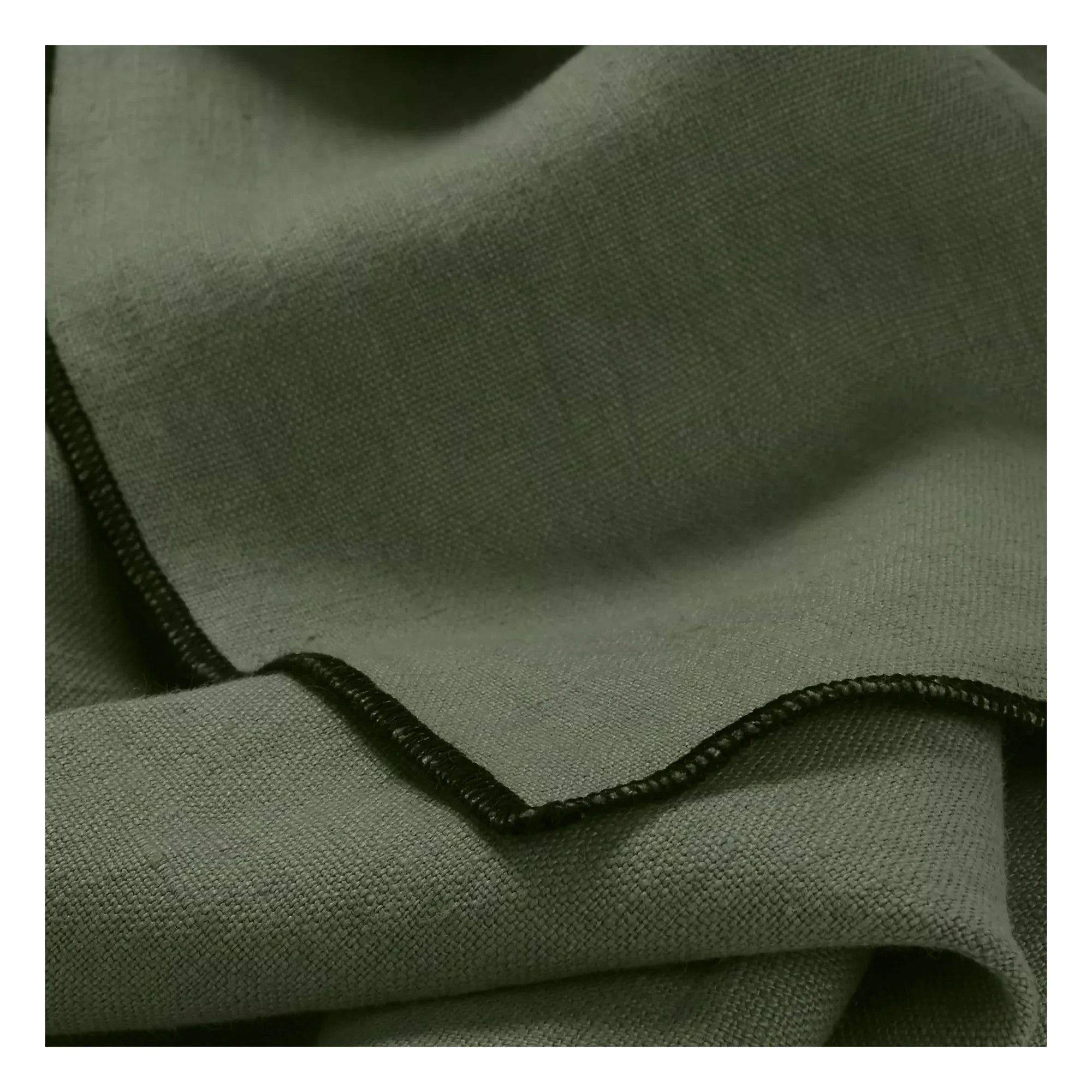 Gütergemeinschaft - Gewaschene Leinen-Serviette - 4er Set | Khaki