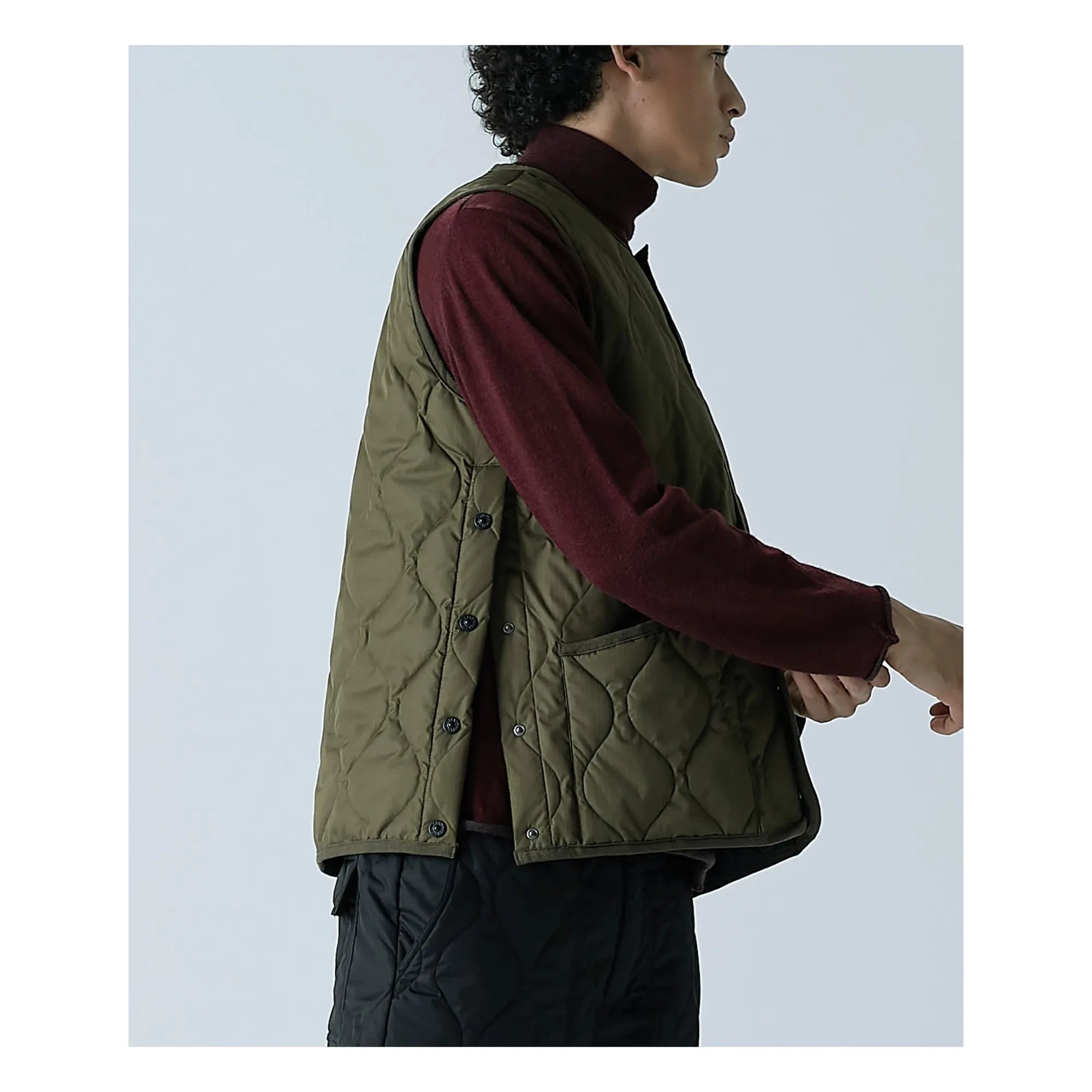 Taion - Unisex Militär Weste | Dunkles Khaki