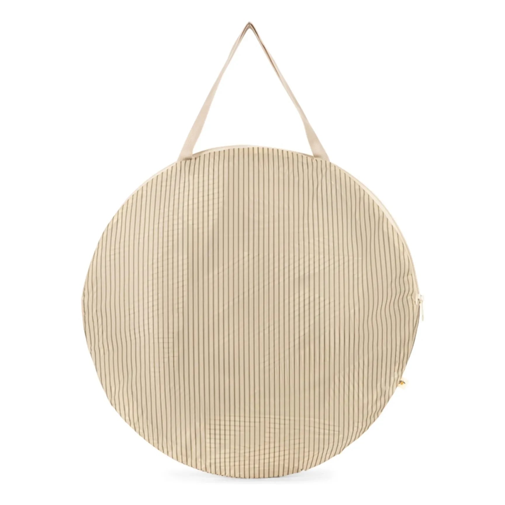 Konges Sløjd - Kleines Pop-Up Strandzelt Tea Stripe | Beige
