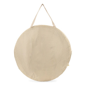 Konges Sløjd - Kleines Pop-Up Strandzelt Tea Stripe | Beige