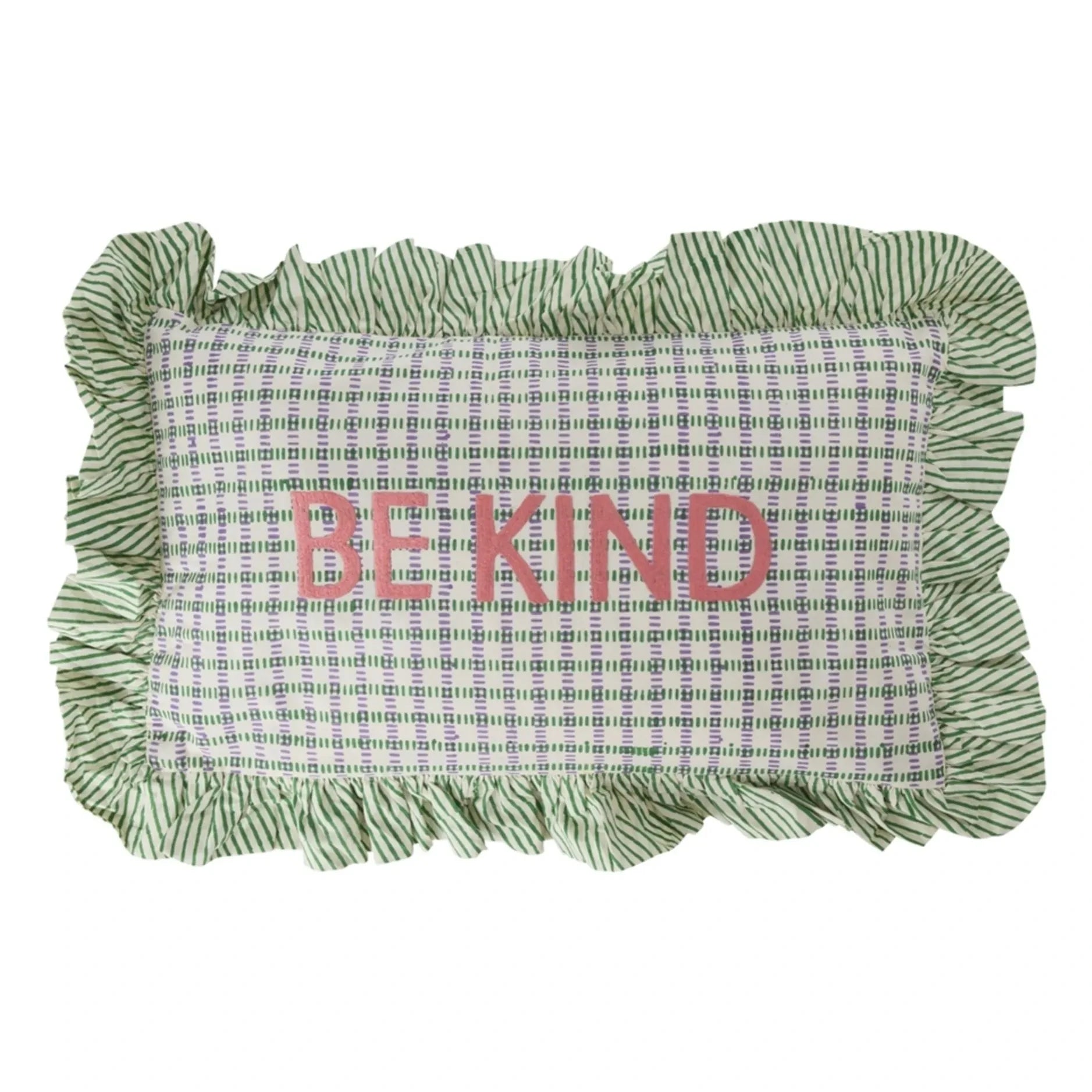 Rice - Be Kind yastık | Yeşil